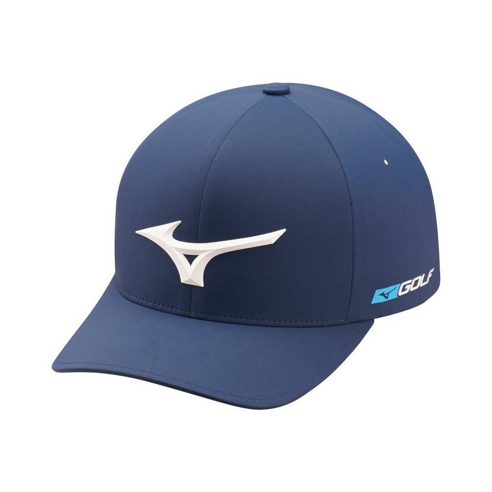 Mizuno Men's Tour Delta Fitted Hat Navy (260334-HKO)